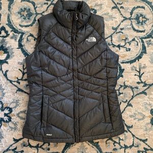 Woman’s Black North Face Vest